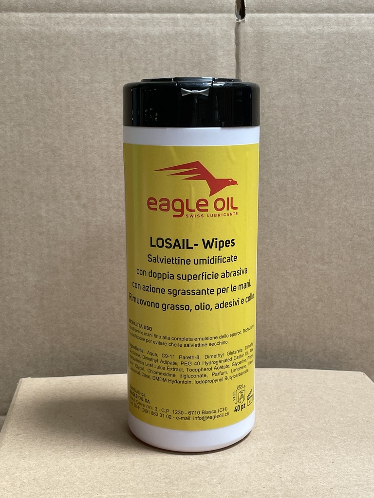 LOSAIL salviette umidificate - barattolo 40 pz.