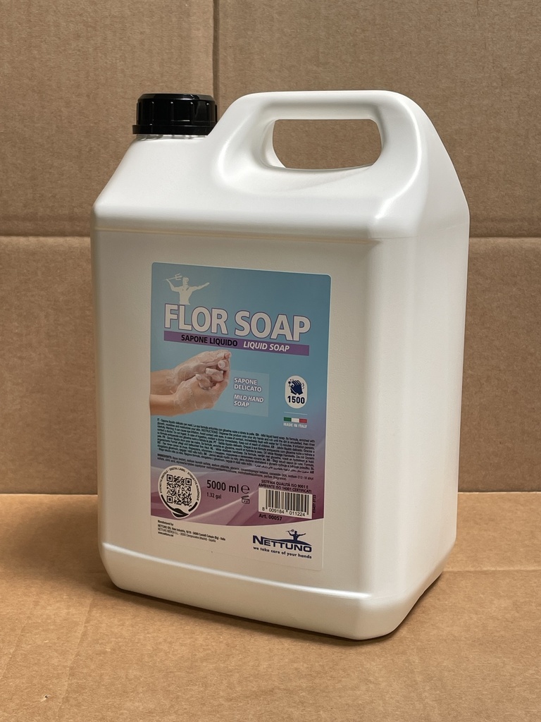 FLOR SOAP sapone liquido mani - tanica 5lt.